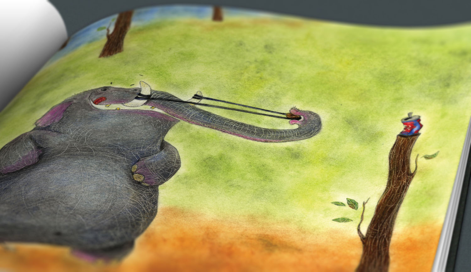 Illustration for Children’s Books - My Rhino